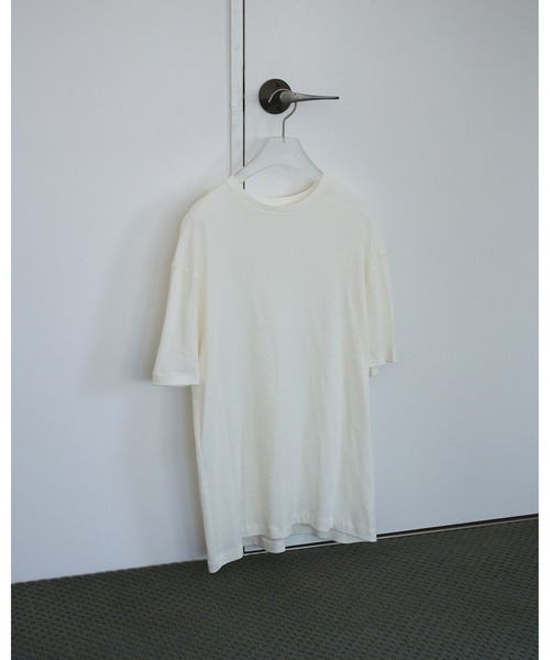 anuke（アンヌーク）の「Sheer Over T-Shirts（Tシャツ/カットソー・レディース・ホワイト/ブラック/ライトグリーン・FREE）」の12枚目の写真