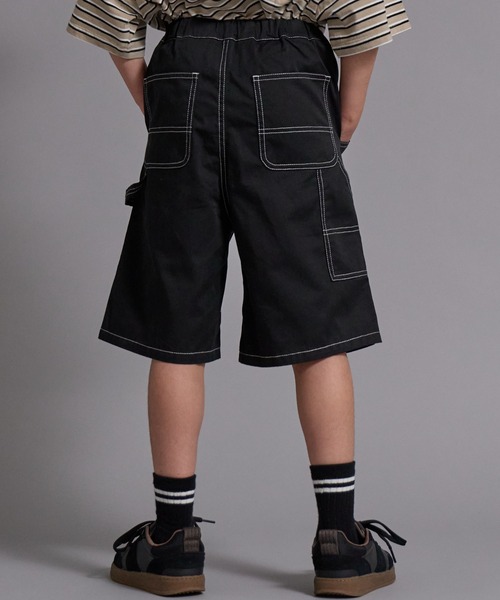 PAIRMANON STREET(ペアマノンストリート)の「【100~160cm】アソート ペインターハーフパンツ【PAIRMANON STREET】(その他パンツ・キッズ・パープル系その他/ブラック系その他/ブラック/ブルー系その他/ベージュ・160/150/140/130/120/110/100)」の11枚目の写真
