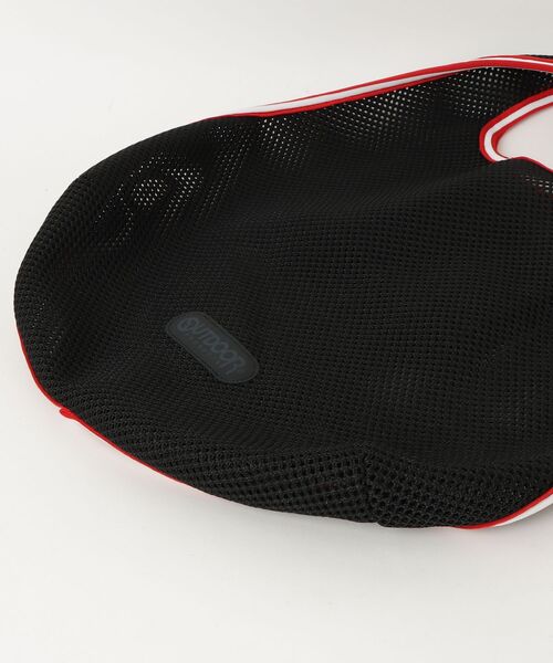 OUTDOOR PRODUCTS(アウトドアプロダクツ)の「(OUTDOOR)TAPE MESH TOTE(ショルダーバッグ・レディース・ブラック/ホワイト・ONE SIZE)」の13枚目の写真
