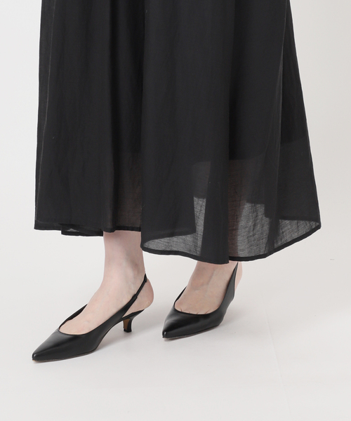 normment(ノーメント)の「【洗える】normment/ノーメント COTTON RAYON CAMI DRESS(ワンピース・レディース・カーキ/ブラック・FREE)」の6枚目の写真