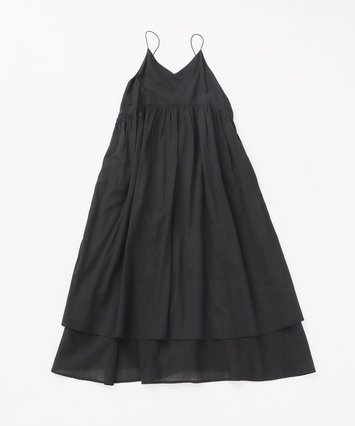 normment(ノーメント)の「【洗える】normment/ノーメント COTTON RAYON CAMI DRESS(ワンピース・レディース・カーキ/ブラック・FREE)」の7枚目の写真