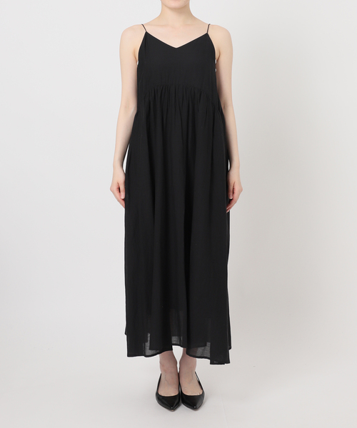 normment(ノーメント)の「【洗える】normment/ノーメント COTTON RAYON CAMI DRESS(ワンピース・レディース・カーキ/ブラック・FREE)」の9枚目の写真