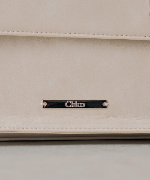 Chico（チコ）の「キーチャームフラップデザインボストンバッグ（ボストンバッグ・レディース・ブラック/アイボリー/ブラウン/ピンク・FREE）」の17枚目の写真