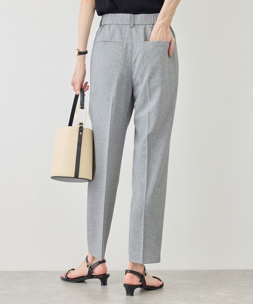 ROPE' PICNIC(ロペピクニック)の「リネンライクシリーズ ドライタッチテーパードパンツ/UVカット・接触冷感・防シワ(その他パンツ・レディース・グレー系その他/ネイビー/ブラウン・S/L/M)」の8枚目の写真
