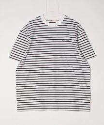FARAH（ファーラー）の「Medium Striped Crewneck S/S Te FR0601-M3006（Tシャツ/カットソー）」