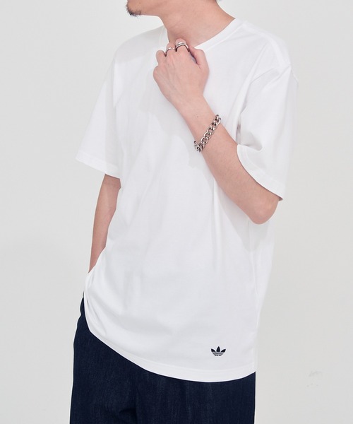 MAISON CLUB(メゾンクラブ)の「【adidas】JP MFY SSL T/ジャパン メイドフォーユー 半袖Tシャツ(Tシャツ/カットソー・メンズ・ホワイト/ブラック・S/XL/L/M/XS)」の5枚目の写真