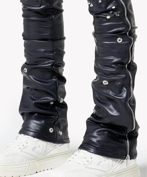 L.H.P(エルエイチピー)の「GUAPI/グアピ/Black Coffin Arc Leather Pant V2(その他パンツ・メンズ・ブラック・28/30/32/34)」の10枚目の写真
