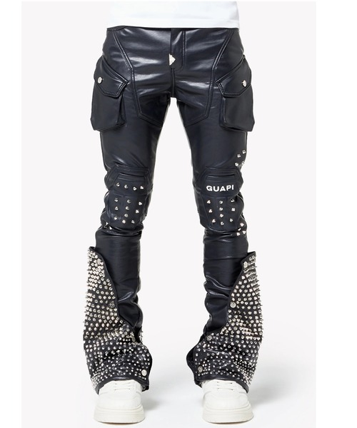 L.H.P（エルエイチピー）の「GUAPI/グアピ/Black Coffin Arc Leather Pant V2（その他パンツ・メンズ・ブラック・28/30/32/34）」の2枚目の写真