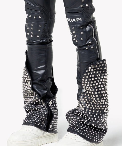 L.H.P（エルエイチピー）の「GUAPI/グアピ/Black Coffin Arc Leather Pant V2（その他パンツ・メンズ・ブラック・28/30/32/34）」の7枚目の写真