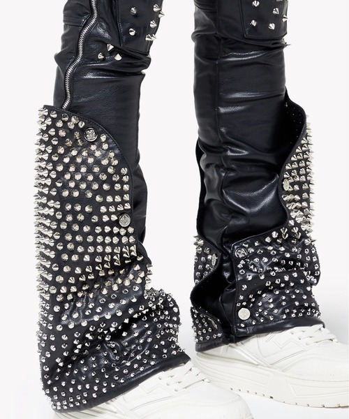 L.H.P（エルエイチピー）の「GUAPI/グアピ/Black Coffin Arc Leather Pant V2（その他パンツ・メンズ・ブラック・28/30/32/34）」の8枚目の写真