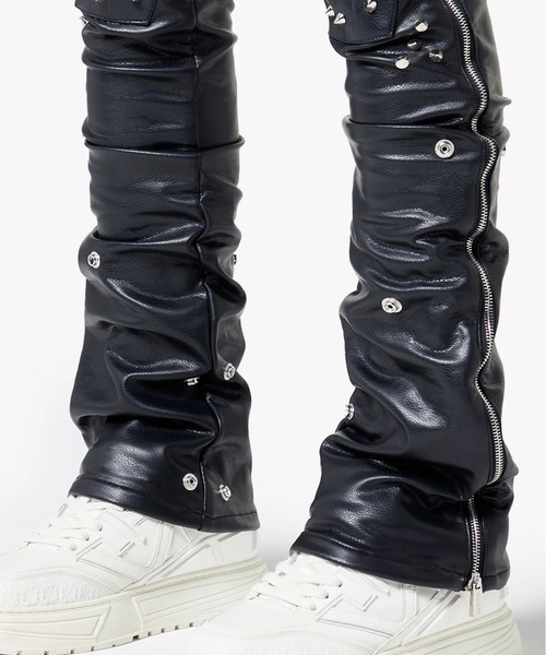 L.H.P（エルエイチピー）の「GUAPI/グアピ/Black Coffin Arc Leather Pant V2（その他パンツ・メンズ・ブラック・28/30/32/34）」の14枚目の写真