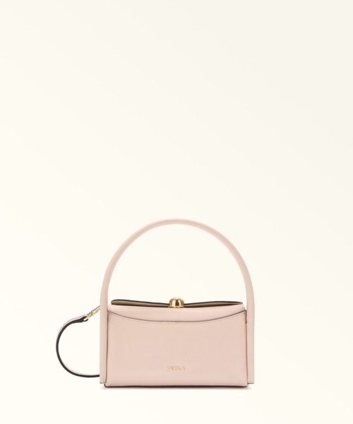 FURLA(フルラ)の「フルラ ニコル (Furla Nicole) ミニボストンバッグ(ショルダーバッグ・レディース・ターコイズブルー/ライトピンク/ベージュ/グレイッシュベージュ・ONE SIZE)」の4枚目の写真
