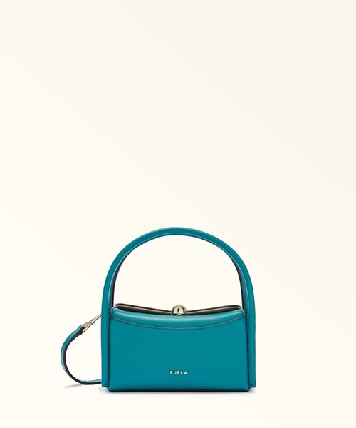 FURLA(フルラ)の「フルラ ニコル (Furla Nicole) ミニボストンバッグ(ショルダーバッグ・レディース・ターコイズブルー/ライトピンク/ベージュ/グレイッシュベージュ・ONE SIZE)」の3枚目の写真