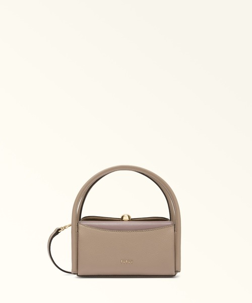 FURLA(フルラ)の「フルラ ニコル (Furla Nicole) ミニボストンバッグ(ショルダーバッグ・レディース・ターコイズブルー/ライトピンク/ベージュ/グレイッシュベージュ・ONE SIZE)」の2枚目の写真