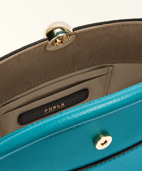FURLA(フルラ)の「フルラ ニコル (Furla Nicole) ミニボストンバッグ(ショルダーバッグ・レディース・ターコイズブルー/ライトピンク/ベージュ/グレイッシュベージュ・ONE SIZE)」の13枚目の写真
