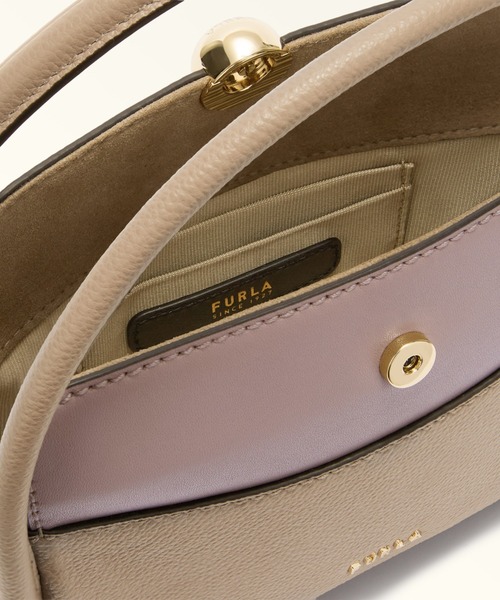 FURLA(フルラ)の「フルラ ニコル (Furla Nicole) ミニボストンバッグ(ショルダーバッグ・レディース・ターコイズブルー/ライトピンク/ベージュ/グレイッシュベージュ・ONE SIZE)」の10枚目の写真