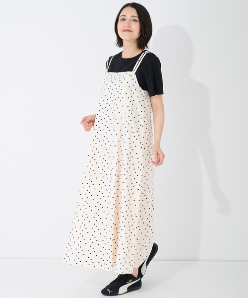 petit main(プティマイン)の「【リンク】ドット柄カットドッキングワンピース(ワンピース・キッズ・キナリ/ネイビー/ライトピンク・110cm/90cm/100cm/130cm/120cm/80cm)」の15枚目の写真
