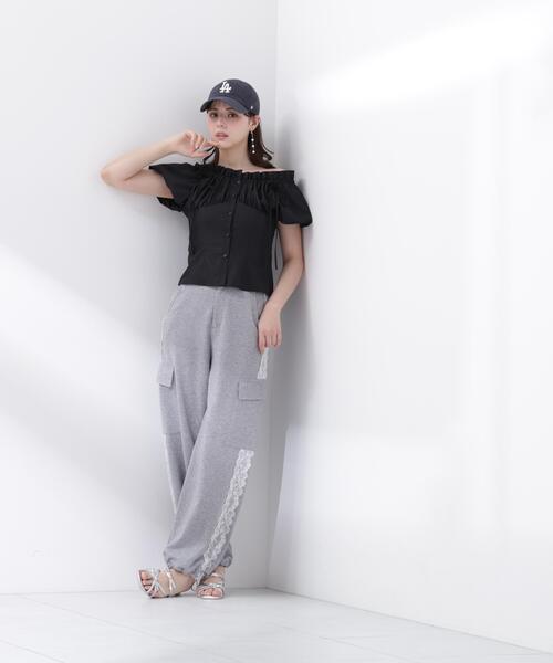 PROPORTION BODY DRESSING(プロポーションボディドレッシング)の「裏毛カーゴパンツ / 1216230501(その他パンツ・レディース・ホワイト/グレー・P/S/MEDIUM)」の4枚目の写真