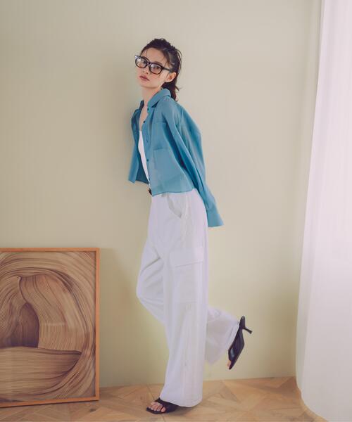PROPORTION BODY DRESSING(プロポーションボディドレッシング)の「裏毛カーゴパンツ / 1216230501(その他パンツ・レディース・ホワイト/グレー・P/S/MEDIUM)」の21枚目の写真