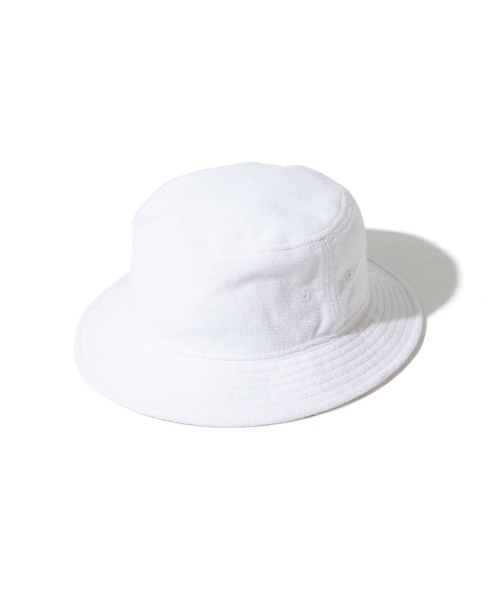 BEAMS LIGHTS Men's(ビームスライツ メンズ)の「BEAMS LIGHTS / パイルサファリハット(ハット・メンズ・ホワイト/ネイビー・ONE SIZE)」の4枚目の写真
