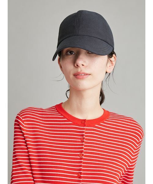 Mila Owen(ミラオーウェン)の「【UVカット】【接触冷感】ケープキャップ(キャップ・レディース・ベージュ/ブラック・F)」の21枚目の写真