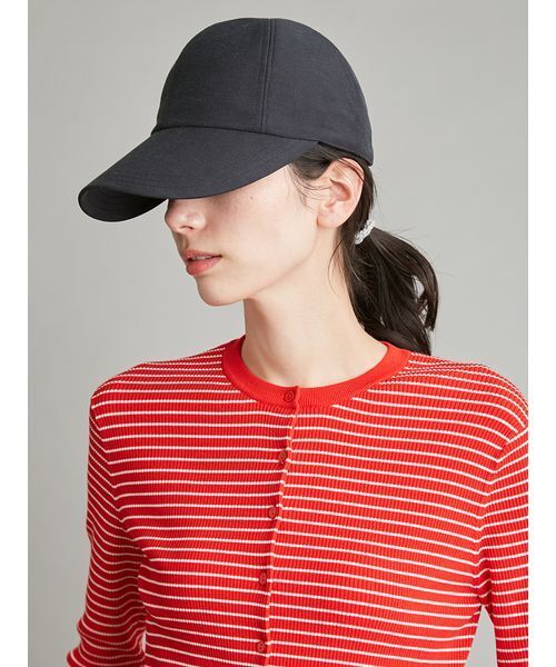 Mila Owen(ミラオーウェン)の「【UVカット】【接触冷感】ケープキャップ(キャップ・レディース・ベージュ/ブラック・F)」の22枚目の写真
