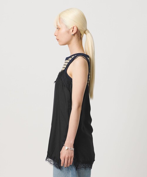 BEAUTY&YOUTH UNITED ARROWS(ビューティーアンドユースユナイテッドアローズ)の「<Artlove>ALINA レース キャミソール(キャミソール・レディース・オフホワイト/ブラック・36)」の10枚目の写真