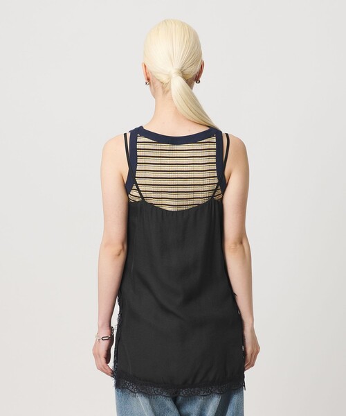 BEAUTY&YOUTH UNITED ARROWS(ビューティーアンドユースユナイテッドアローズ)の「<Artlove>ALINA レース キャミソール(キャミソール・レディース・オフホワイト/ブラック・36)」の11枚目の写真