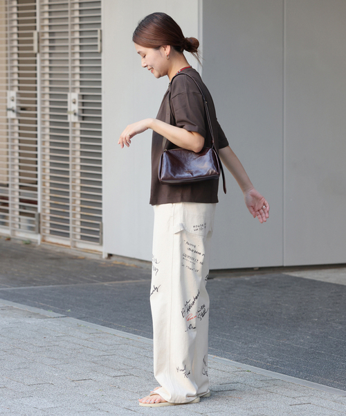 JOURNAL STANDARD（ジャーナルスタンダード）の「《追加2》汗ジミ防止天竺ビッグT（Tシャツ/カットソー・レディース・ブラック系その他/チャコールグレー/ホワイト・FREE）」の5枚目の写真