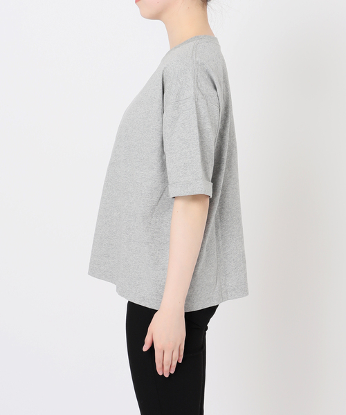 JOURNAL STANDARD（ジャーナルスタンダード）の「《追加2》汗ジミ防止天竺ビッグT（Tシャツ/カットソー・レディース・ブラック系その他/チャコールグレー/ホワイト・FREE）」の21枚目の写真