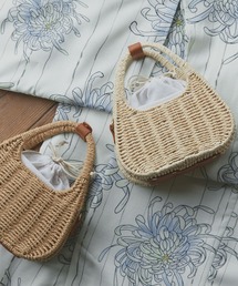 ショルダー付き 2way カゴバッグ