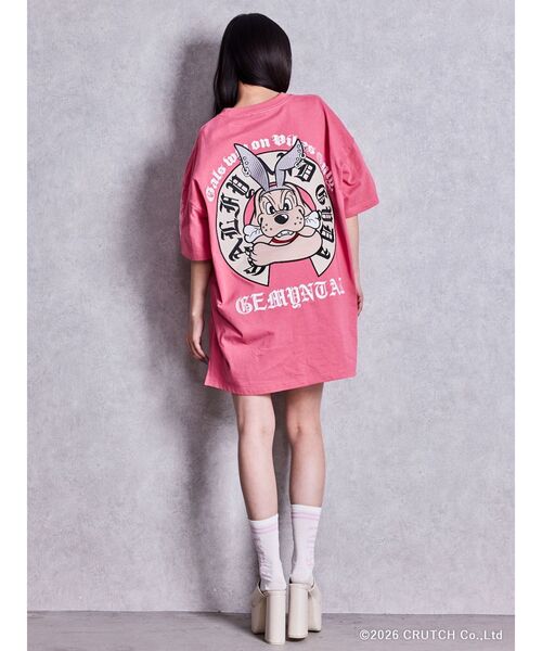 GALFY（ガルフィー）の「GYDA×GALFY BACK LOGO BIG Tシャツ（Tシャツ/カットソー・レディース・ブラック/オフホワイト/ピンク・FREE）」の19枚目の写真