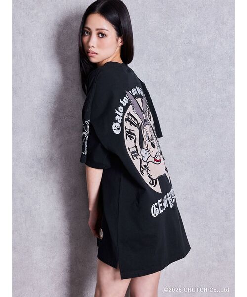 GALFY（ガルフィー）の「GYDA×GALFY BACK LOGO BIG Tシャツ（Tシャツ/カットソー・レディース・ブラック/オフホワイト/ピンク・FREE）」の13枚目の写真