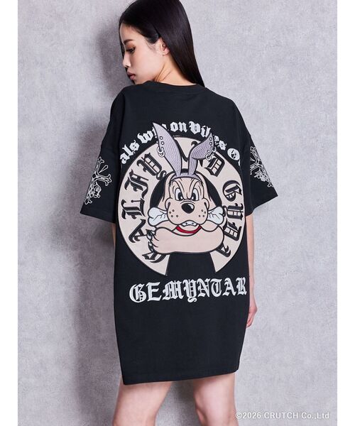 GALFY（ガルフィー）の「GYDA×GALFY BACK LOGO BIG Tシャツ（Tシャツ/カットソー・レディース・ブラック/オフホワイト/ピンク・FREE）」の14枚目の写真