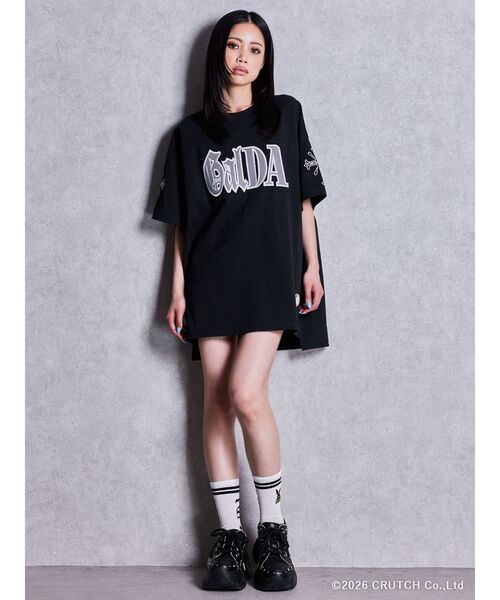 GALFY（ガルフィー）の「GYDA×GALFY BACK LOGO BIG Tシャツ（Tシャツ/カットソー・レディース・ブラック/オフホワイト/ピンク・FREE）」の16枚目の写真