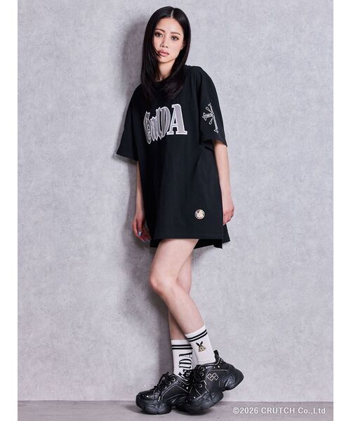 GALFY（ガルフィー）の「GYDA×GALFY BACK LOGO BIG Tシャツ（Tシャツ/カットソー・レディース・ブラック/オフホワイト/ピンク・FREE）」の17枚目の写真