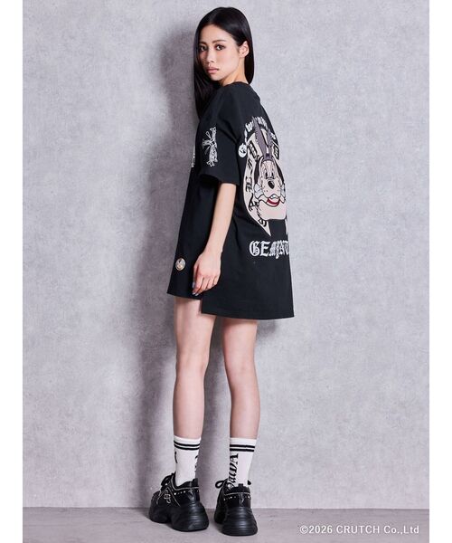 GALFY（ガルフィー）の「GYDA×GALFY BACK LOGO BIG Tシャツ（Tシャツ/カットソー・レディース・ブラック/オフホワイト/ピンク・FREE）」の18枚目の写真