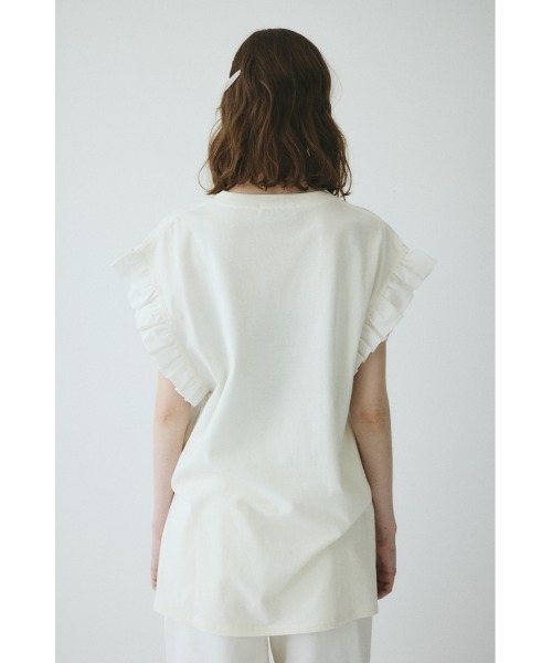 HeRIN.CYE(ヘリンドットサイ)の「Point frill box tops(Tシャツ/カットソー・レディース・ブラウン/ホワイト/ブラック・FREE)」の17枚目の写真