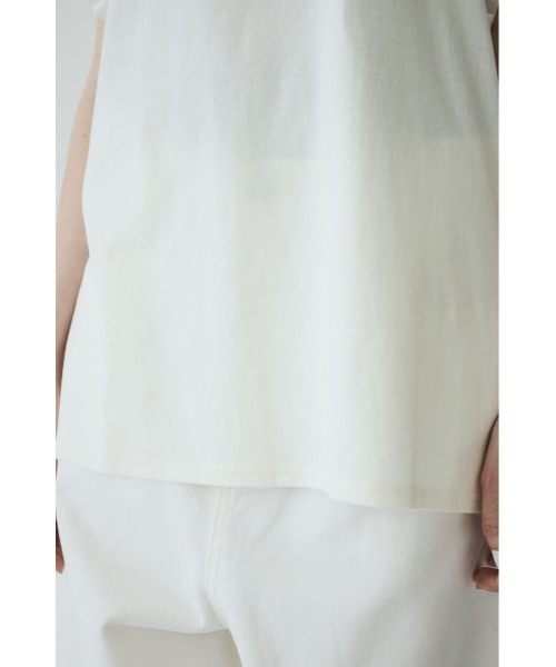 HeRIN.CYE(ヘリンドットサイ)の「Point frill box tops(Tシャツ/カットソー・レディース・ブラウン/ホワイト/ブラック・FREE)」の21枚目の写真