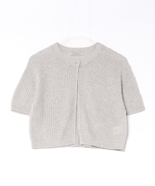 DESIGNWORKS(デザインワークス)の「【一部店舗限定】ギマコットンコンパクトカーディガン(カーディガン/ボレロ・レディース・ネイビー/ブラック/ライトグレー/サックスブルー/ホワイト・38)」の21枚目の写真