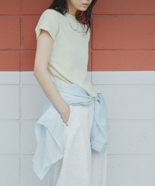 DRWCYS(ドロシーズ)の「ベーシックコンパクトTEE(Tシャツ/カットソー・レディース・ホワイト/イエロー/ネイビー/ブラック・FREE)」の10枚目の写真