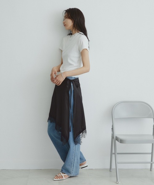 DRWCYS(ドロシーズ)の「ベーシックコンパクトTEE(Tシャツ/カットソー・レディース・ホワイト/イエロー/ネイビー/ブラック・FREE)」の19枚目の写真