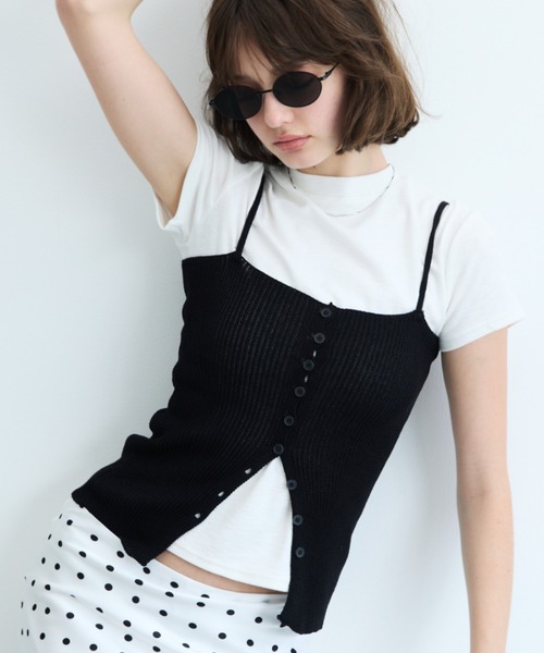 DRWCYS(ドロシーズ)の「ベーシックコンパクトTEE(Tシャツ/カットソー・レディース・ホワイト/イエロー/ネイビー/ブラック・FREE)」の18枚目の写真