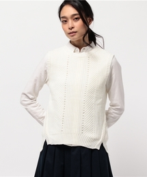 ikka | 5G畦アイレットベスト(ベスト)