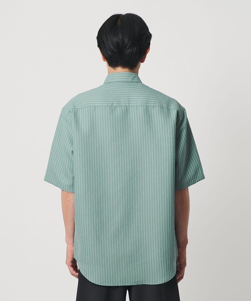 BEAUTY&YOUTH UNITED ARROWS(ビューティーアンドユースユナイテッドアローズ)の「ライト リネンタッチ ストライプ レギュラーカラー シャツ FORM TAPERD型(シャツ/ブラウス・メンズ・ライム・L/M/S/XL)」の11枚目の写真