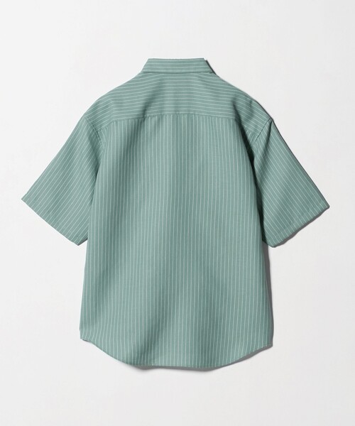 BEAUTY&YOUTH UNITED ARROWS(ビューティーアンドユースユナイテッドアローズ)の「ライト リネンタッチ ストライプ レギュラーカラー シャツ FORM TAPERD型(シャツ/ブラウス・メンズ・ライム・L/M/S/XL)」の12枚目の写真