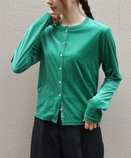 THE SHINZONE/シンゾーン ベロアカーディガン VELOUR CARDIGAN