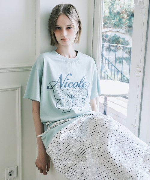 NICK&NICOLE(ニックアンドニコール)の「NICOLE BUTTERFLY SLEEVE TOP_MINT GRAY(Tシャツ/カットソー・レディース・その他・LARGE/MEDIUM)」の5枚目の写真