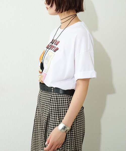 Whim Gazette(ウィムガゼット)の「【UNFORTUNATE PORTRAIT】別注WHIM TEE(Tシャツ/カットソー・レディース・ブラック/ホワイト・SMALL/LARGE)」の10枚目の写真