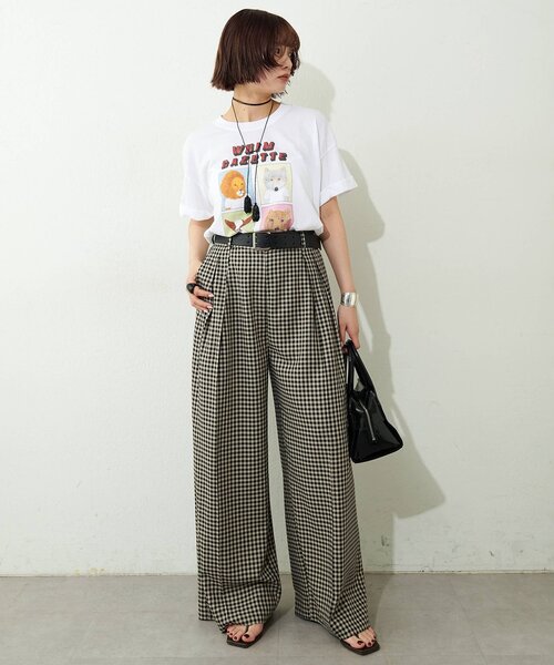 Whim Gazette(ウィムガゼット)の「【UNFORTUNATE PORTRAIT】別注WHIM TEE(Tシャツ/カットソー・レディース・ブラック/ホワイト・SMALL/LARGE)」の8枚目の写真
